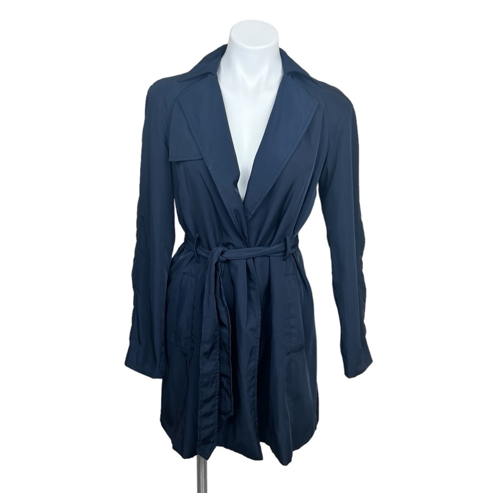 Zara Women’s Trench Coat Navy Blue S